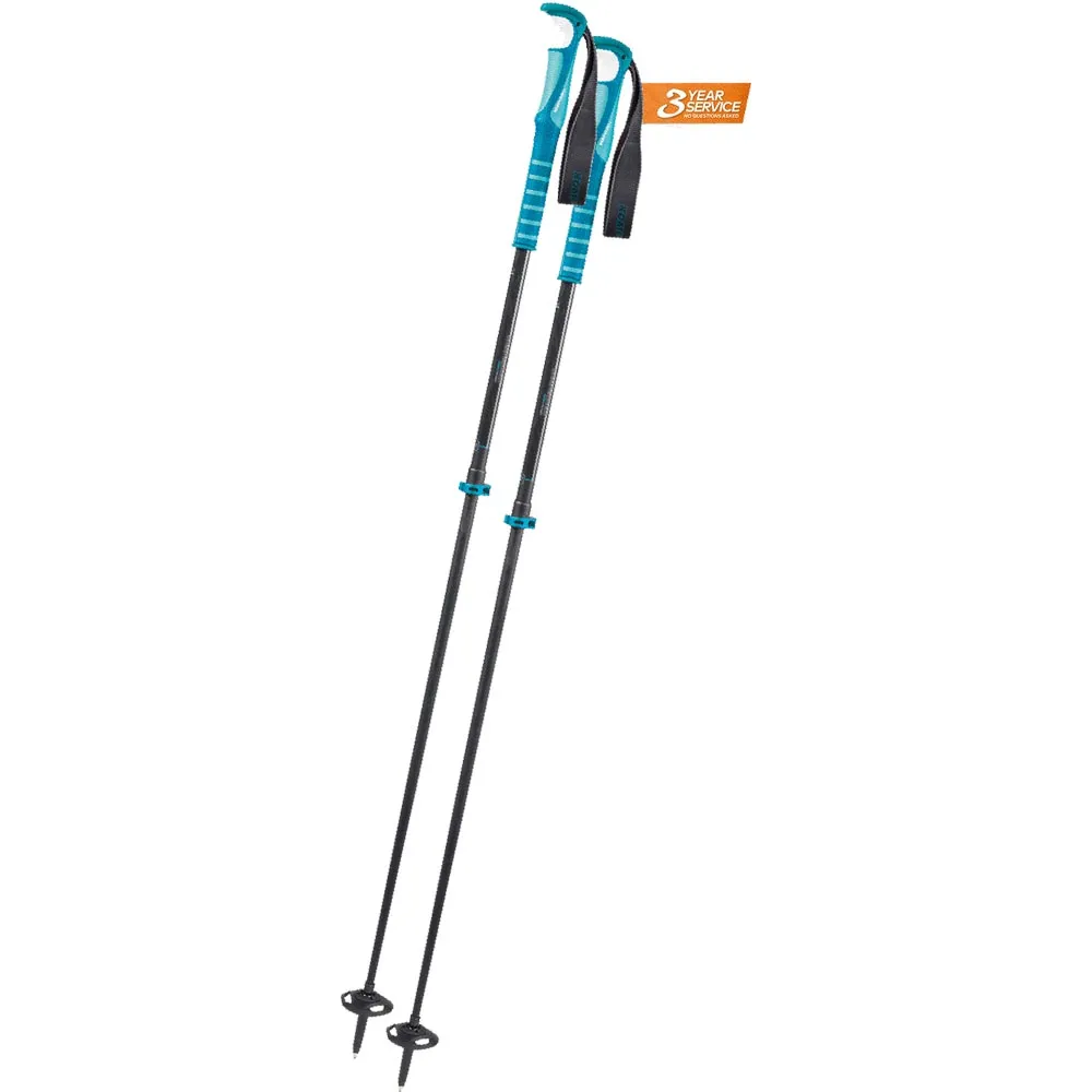 Komperdell - Carbon C.7 Ascent Touring Ski Poles blue