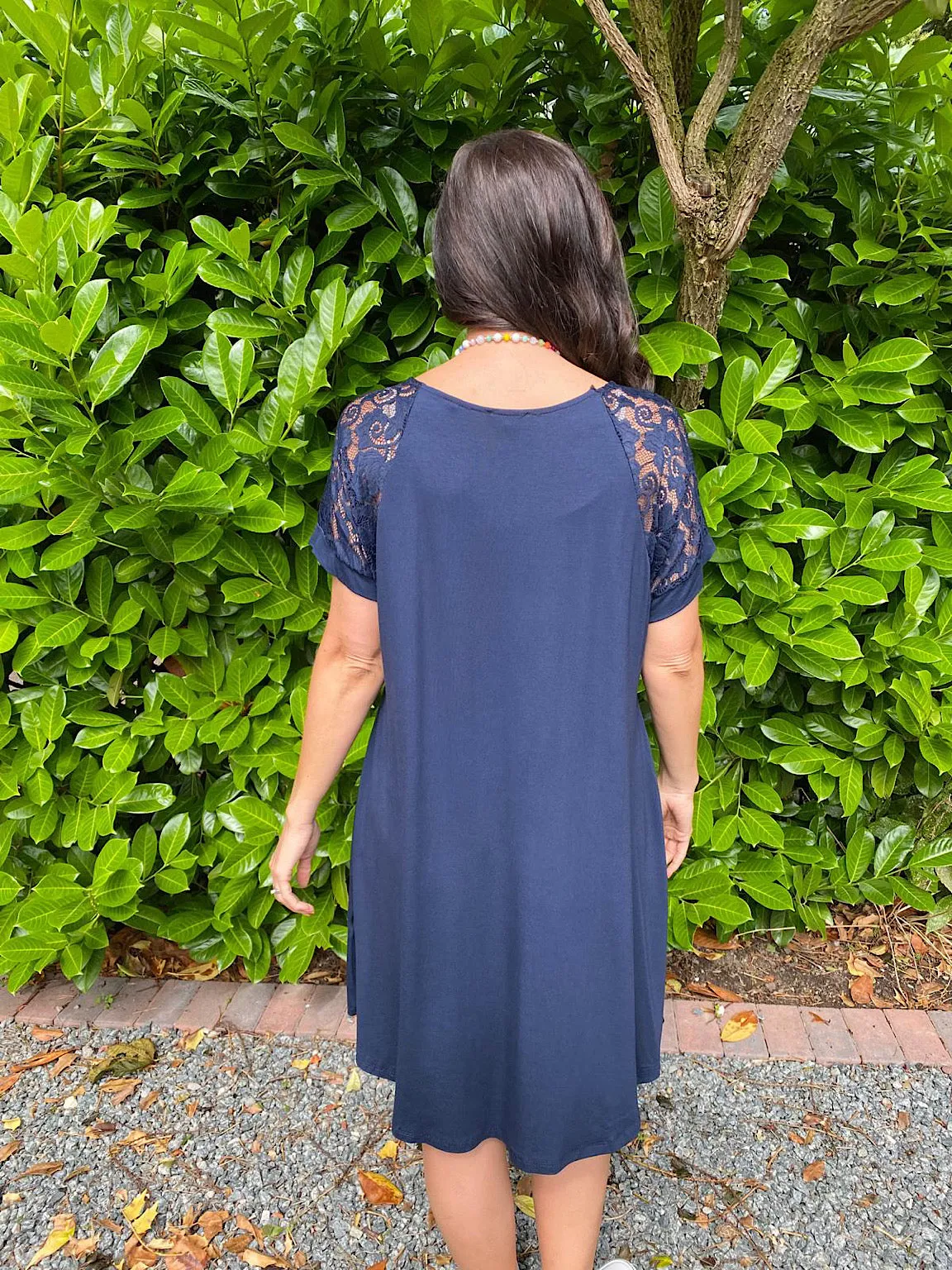 Lace Sleeve Dress Devon