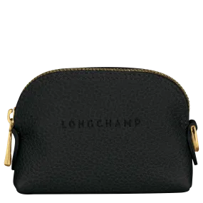 Le Foulonné Coin purse Black - Leather