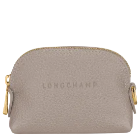 Le Foulonné Coin purse Turtledove - Leather