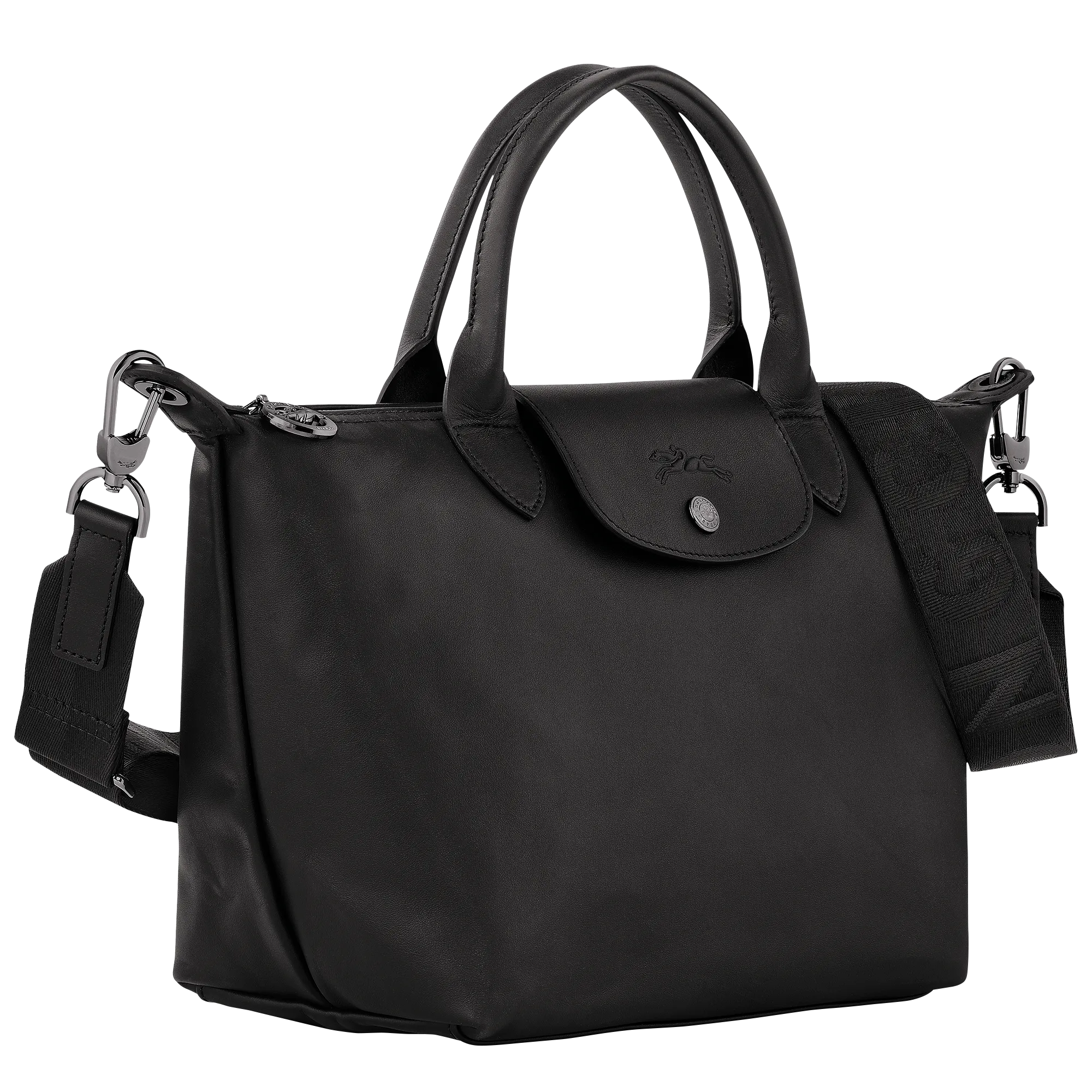 Le Pliage Xtra S Handbag Black - Leather