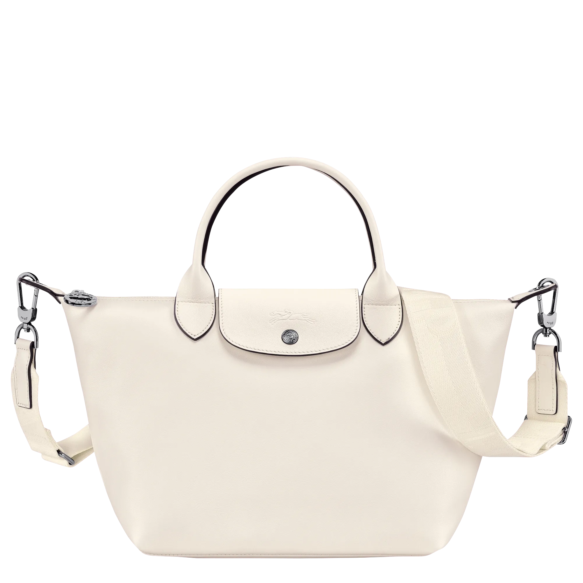 Le Pliage Xtra S Handbag Ecru - Leather