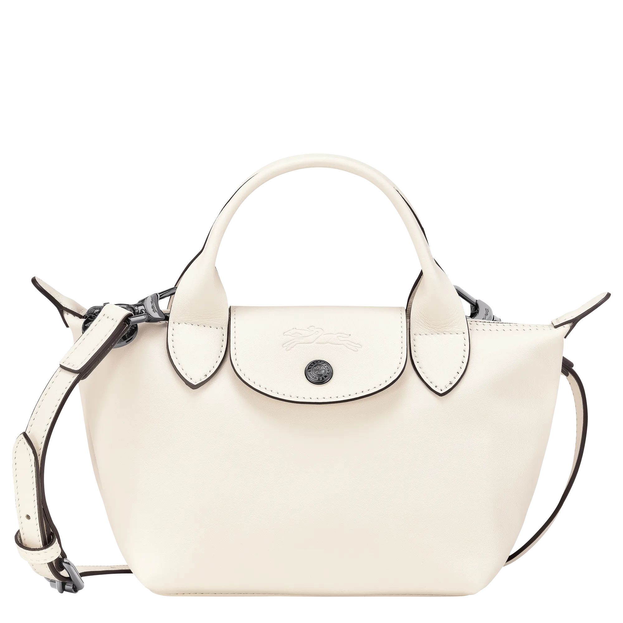 Le Pliage Xtra XS Handbag Ecru - Leather