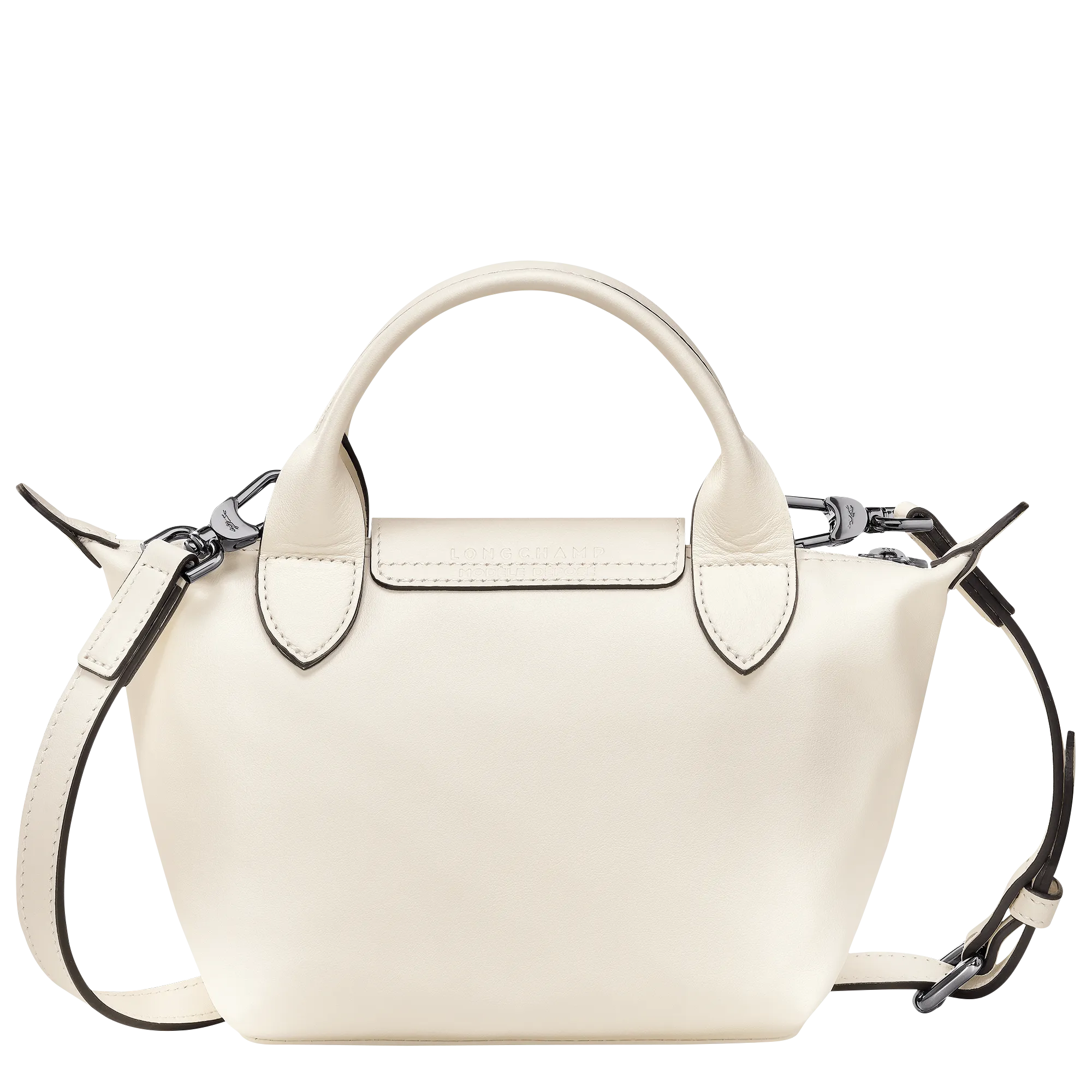 Le Pliage Xtra XS Handbag Ecru - Leather