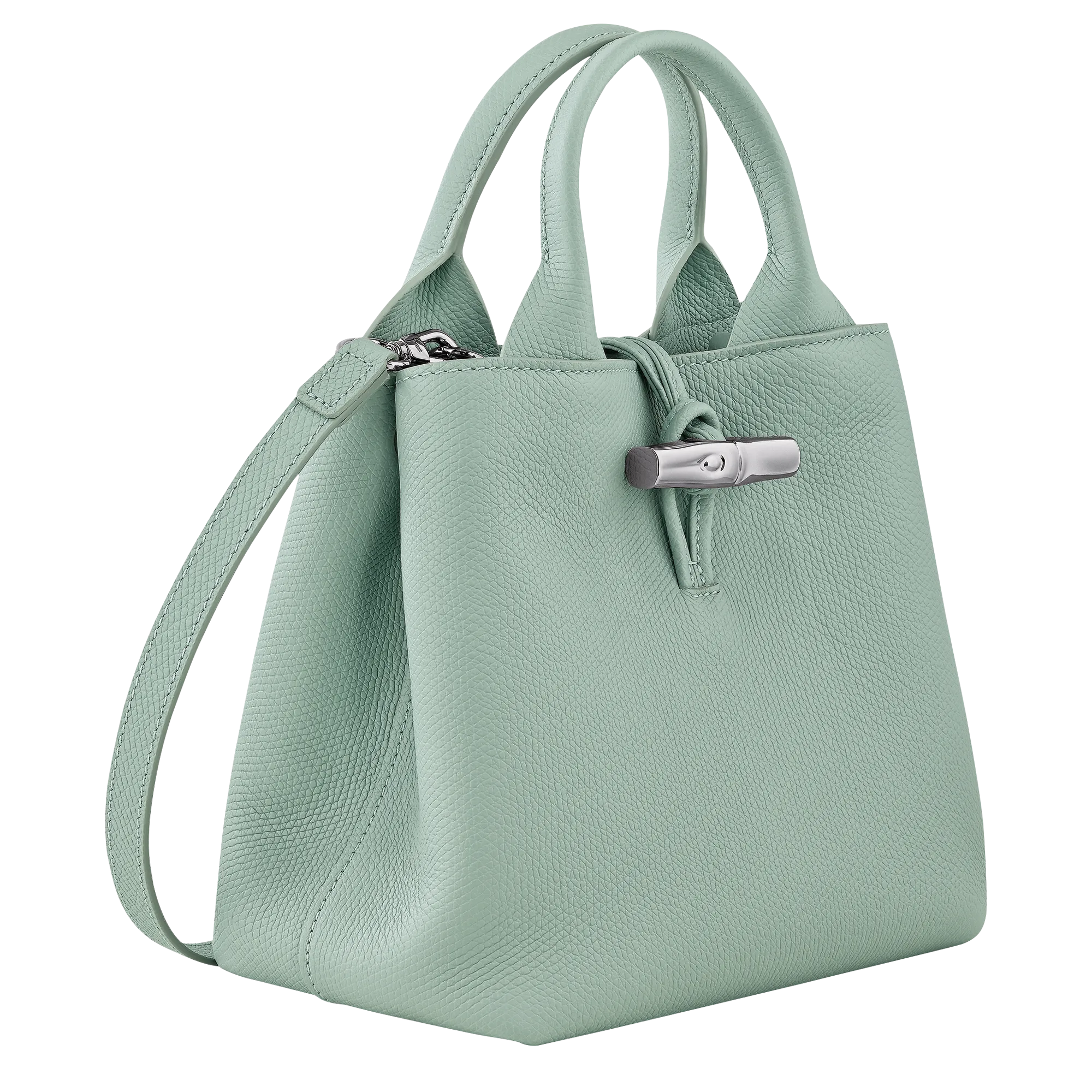 Le Roseau S Handbag Celadon - Leather