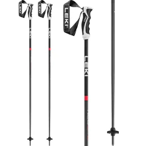 LEKI - Neolite Alpine Ski Poles dark anthracite bright red