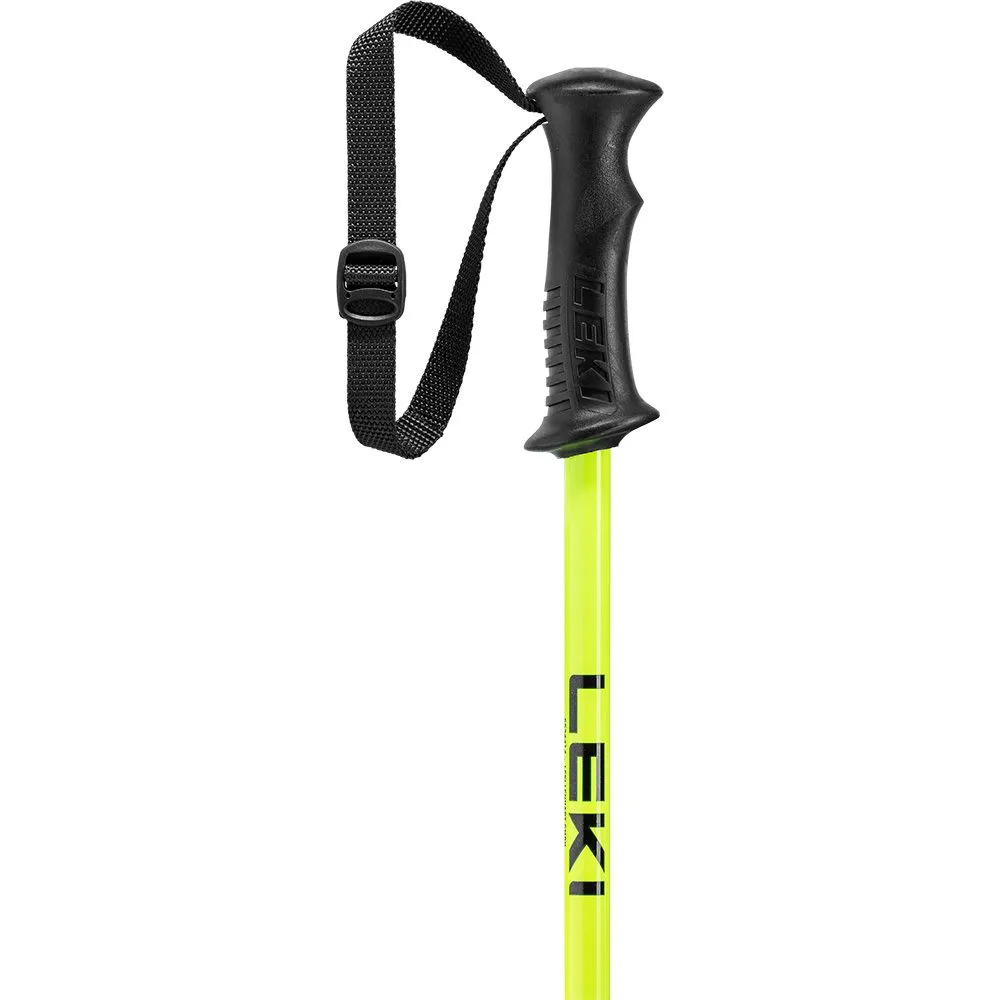 LEKI - Rider Alpine Ski Poles Kids black neonyellow