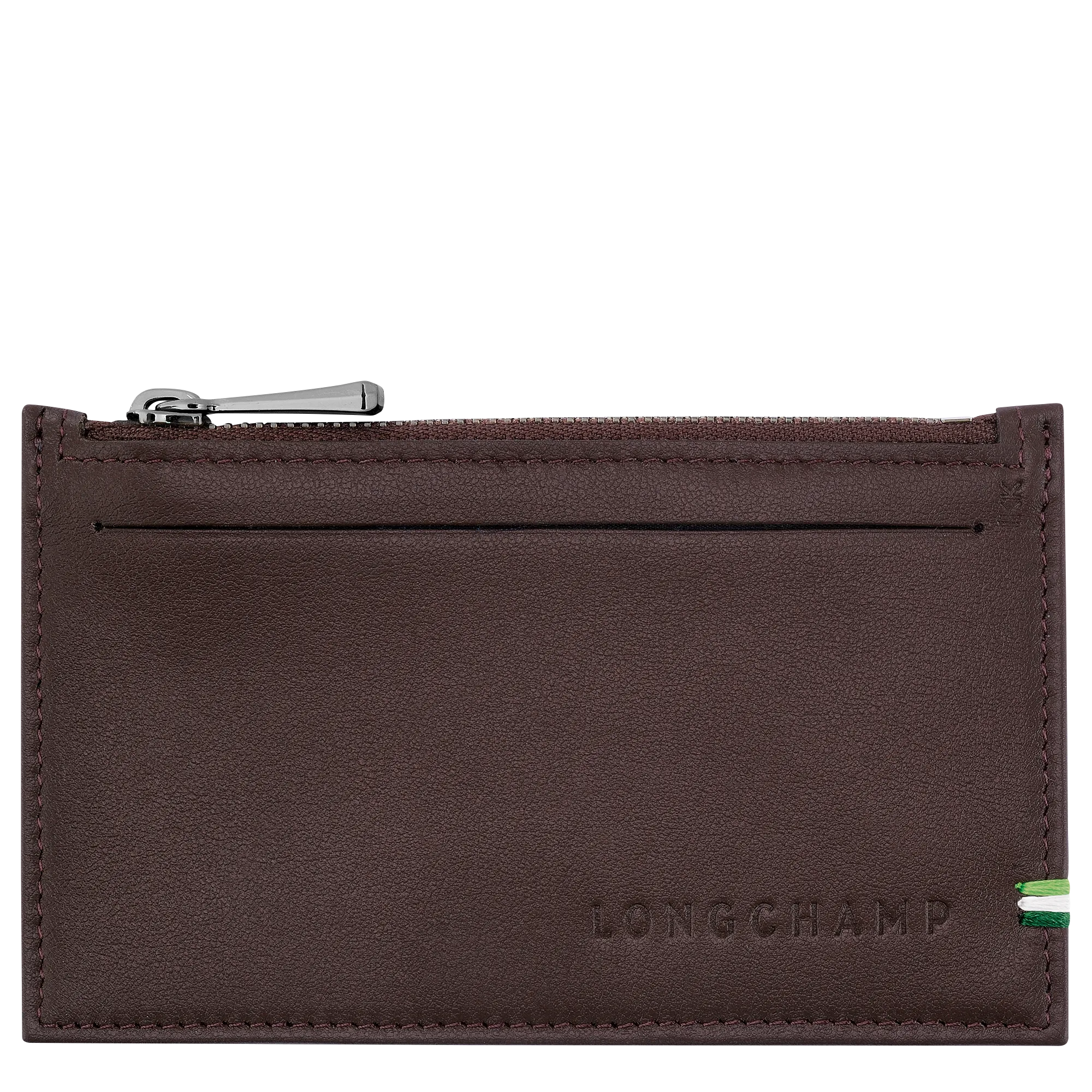 Longchamp sur Seine Coin purse Mocha - Leather