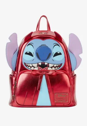 Loungefly X Disney Stitch Devil Cosplay Mini Backpack Handbag Purse Halloween Theme