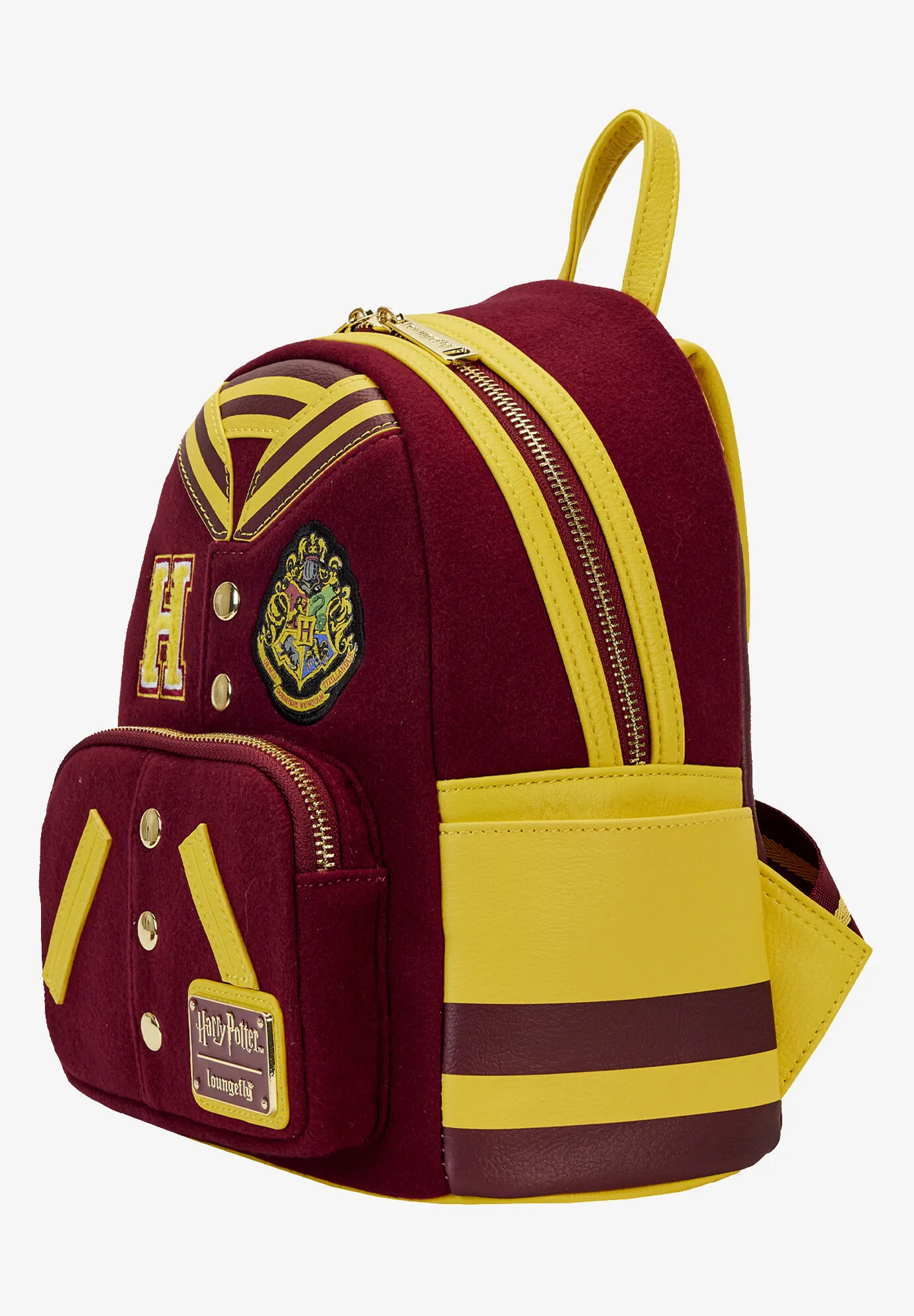 Loungefly X Harry Potter Mini Backpack Handbag Hogwarts Varsity Jacket 