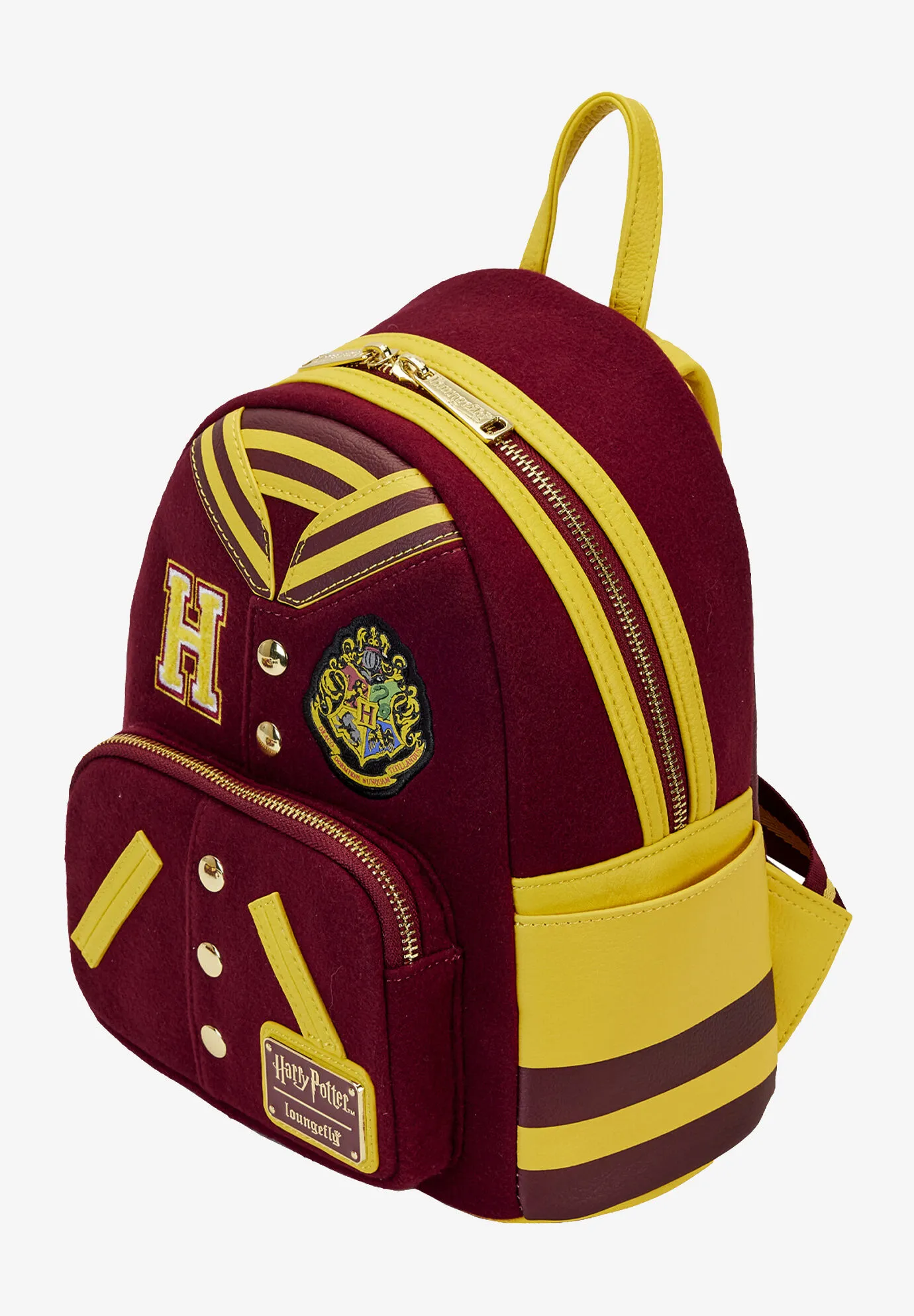 Loungefly X Harry Potter Mini Backpack Handbag Hogwarts Varsity Jacket 