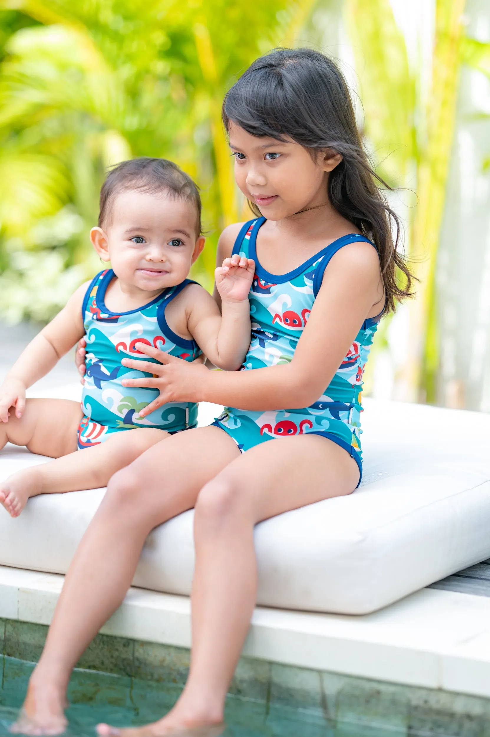 Maxomorra Tropical Ocean Swimsuit