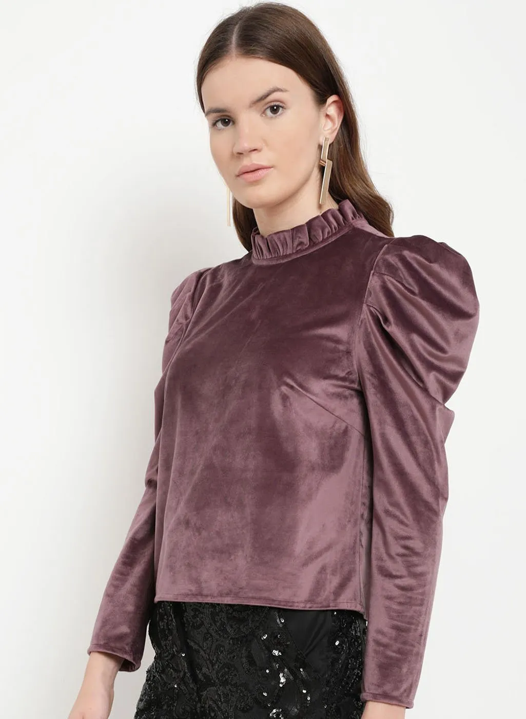 Mellow Musings Puff Shoulder Top