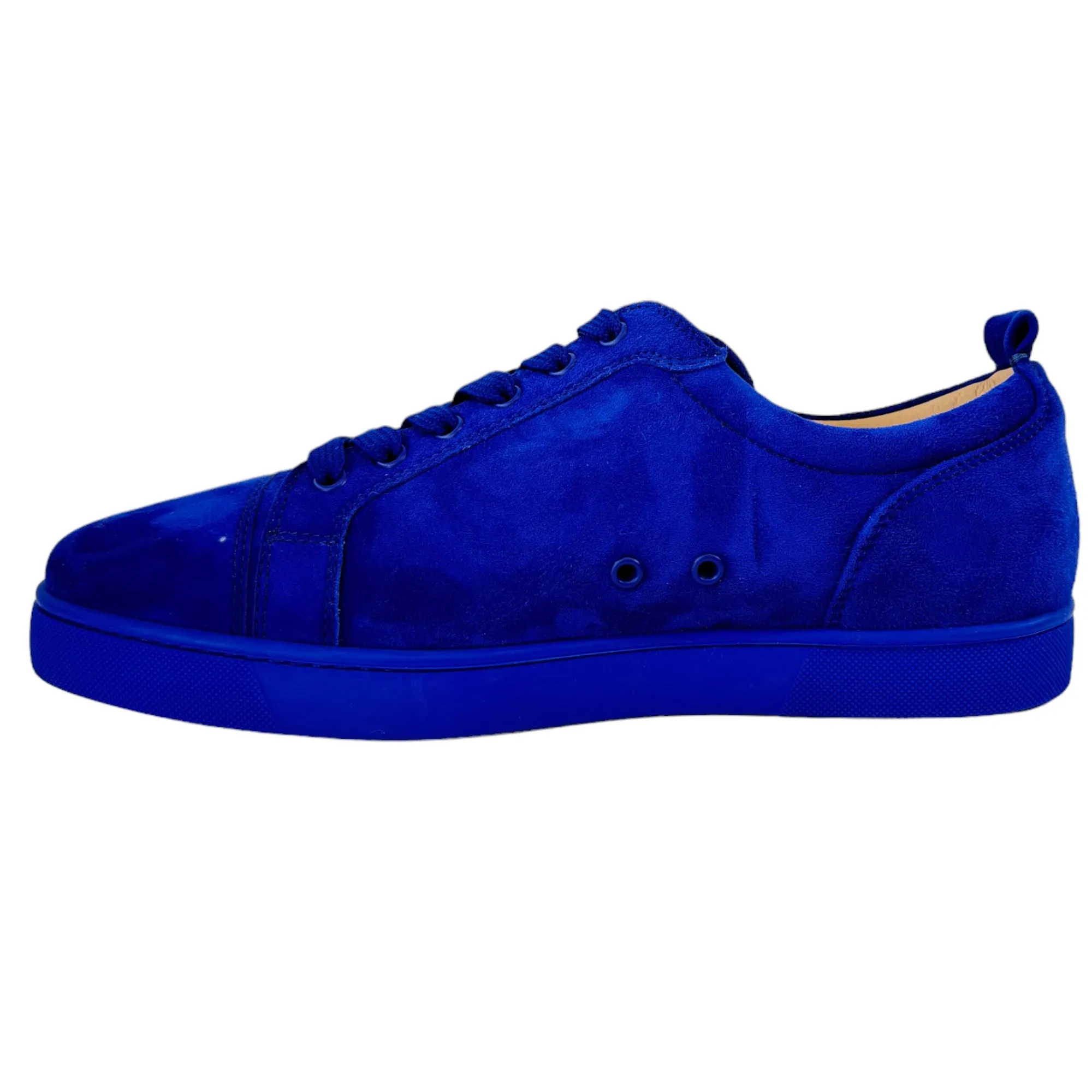 Men's Junior Suede Low Trainers Blue Size EU 43.5 / UK 9.5