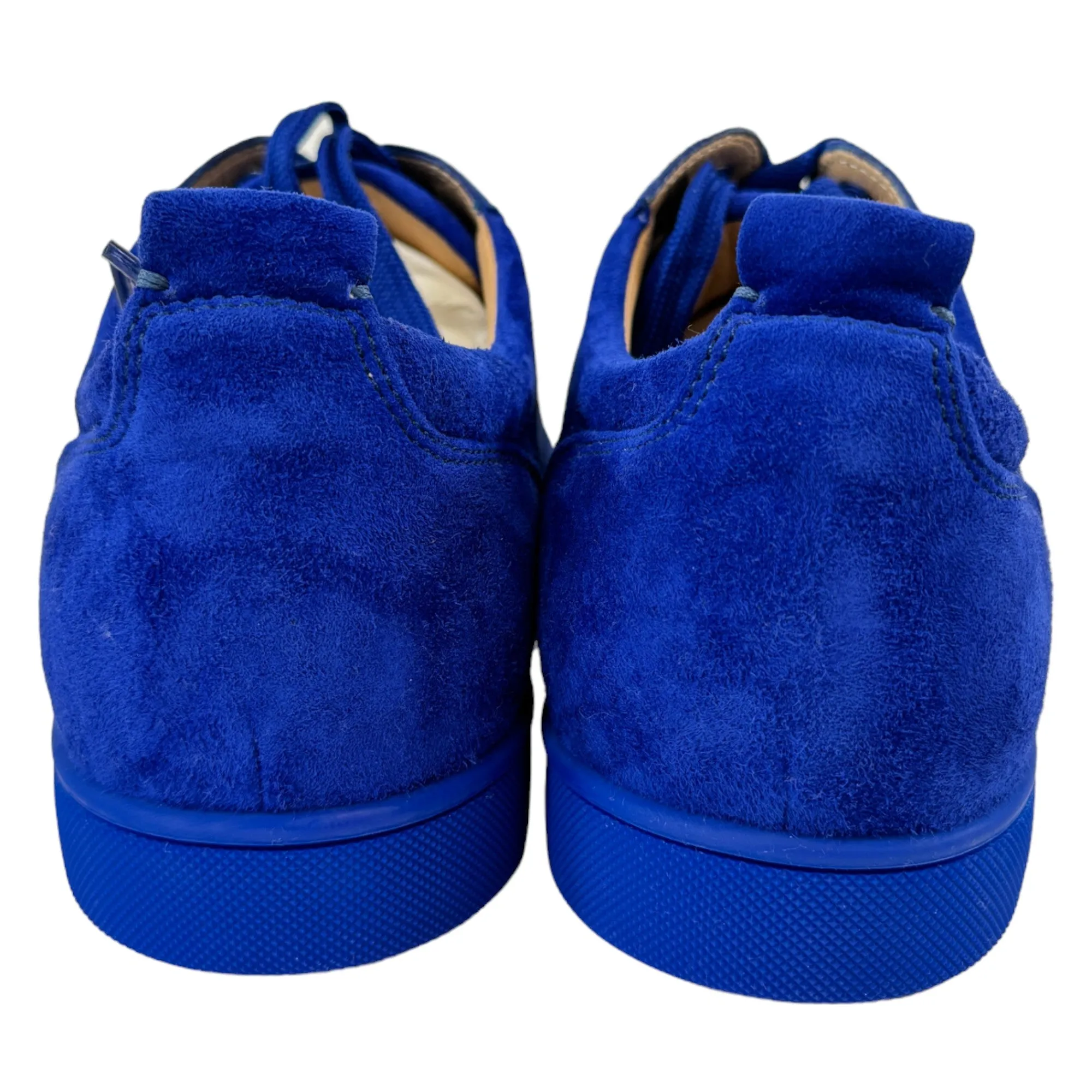 Men's Junior Suede Low Trainers Blue Size EU 43.5 / UK 9.5