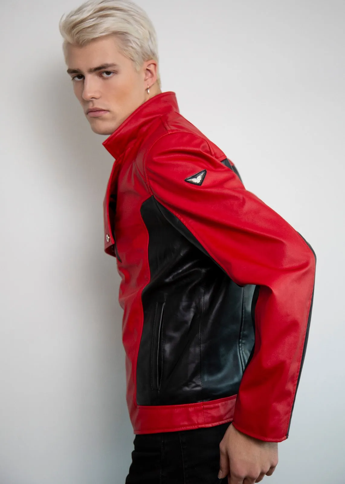 Mens Spider-Man Last Stand Leather Jacket Black & Red | LucaJackets