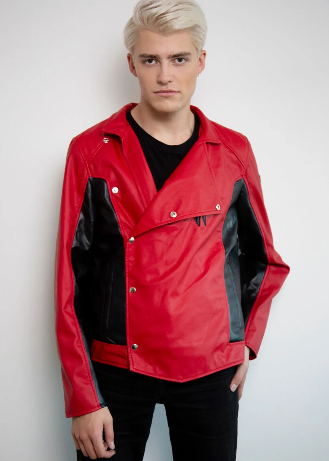 Mens Spider-Man Last Stand Leather Jacket Black & Red | LucaJackets