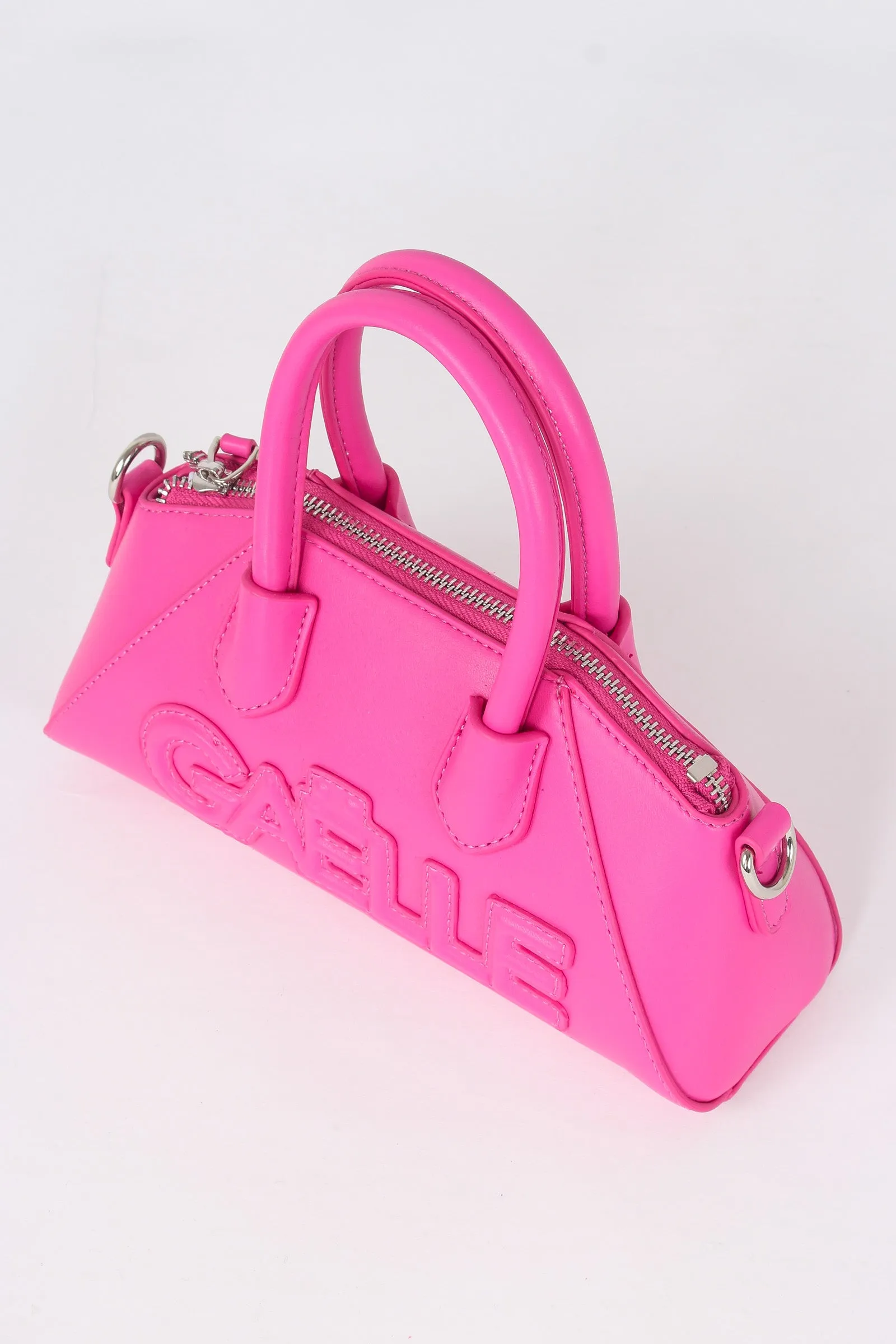 Mini Baguette Manici Logo Fucsia