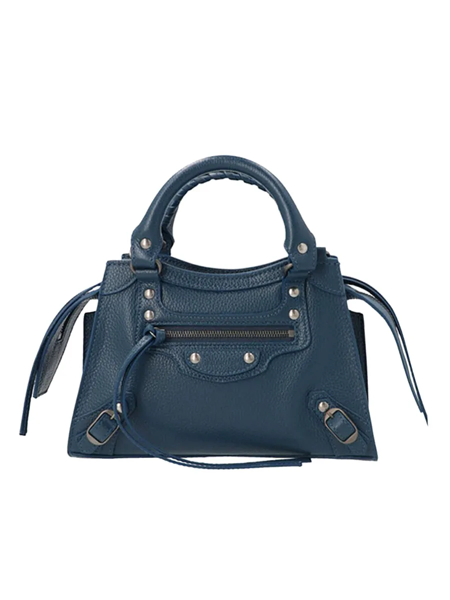 Neo Classic Mini Handbag in Navy