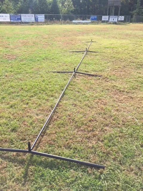 NEW! - Backstop CURV 10' x 30' Adjustable Angle System w/3mm knotted poly net by CrankShooter   FREE SHIPPING