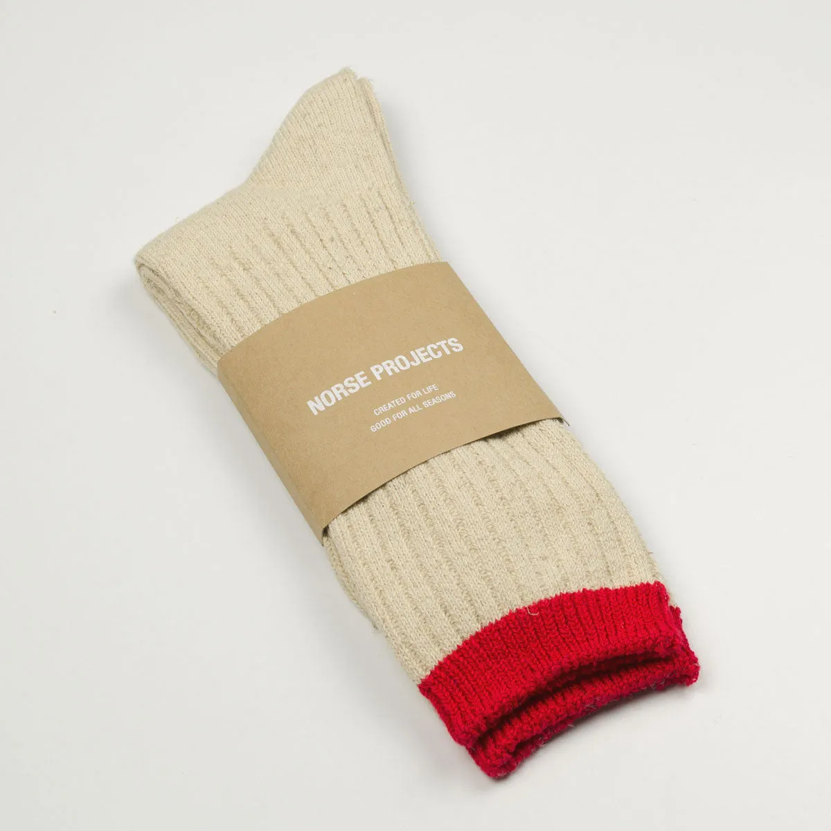 Norse Projects - Bjarki Cotton Hemp Socks - Ecru