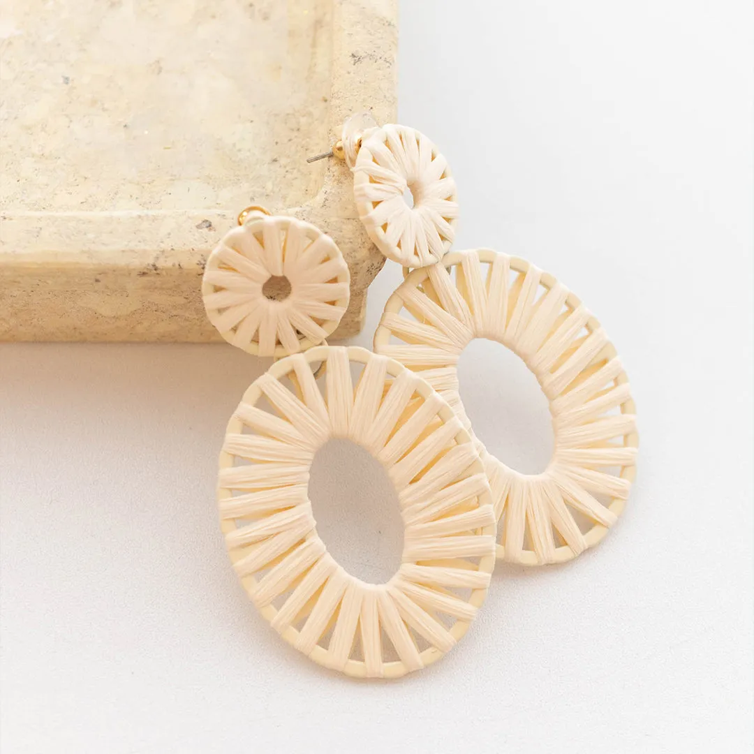 Offshore Earrings, Ivory