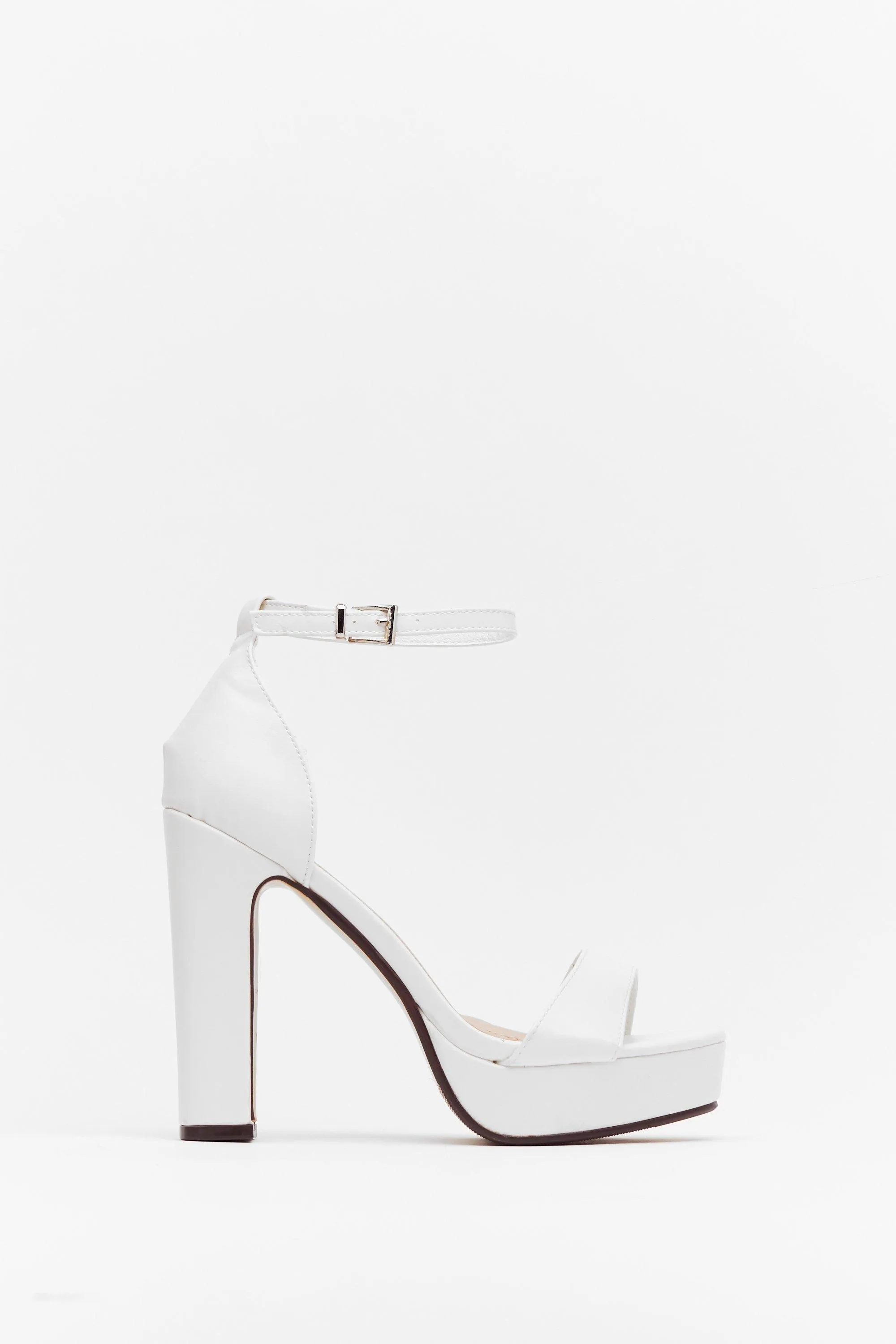 On The Rise Faux Leather Platform Heels