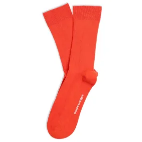 Originals Fine Rib Socks Okker Orange