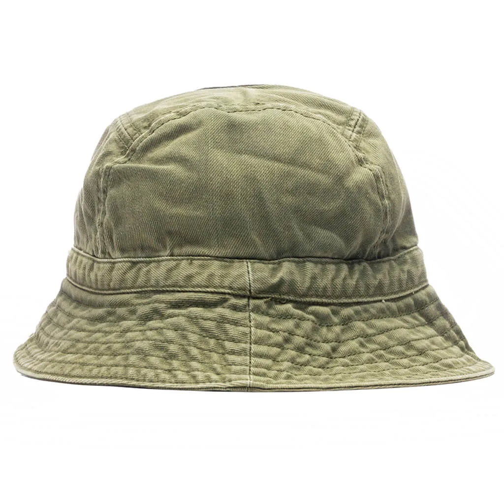 Patches Bucket Hat - Military Green