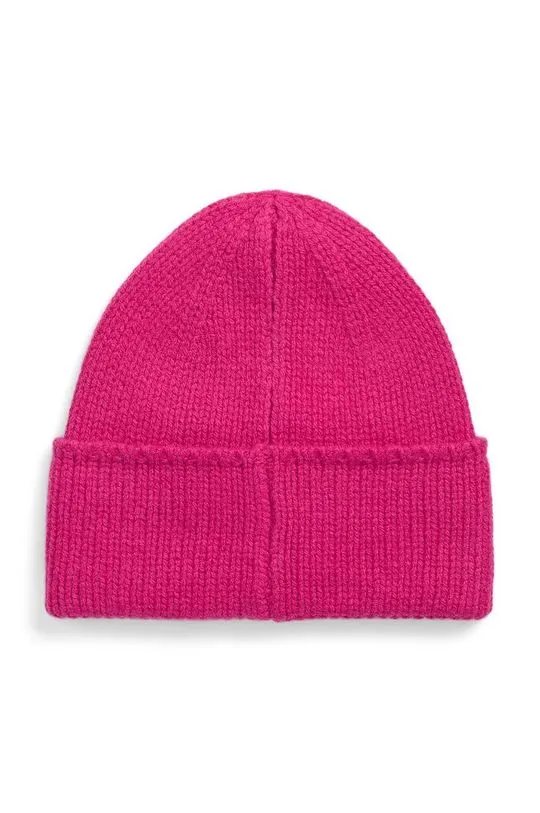 Polo Ralph Lauren wool beanie pink color 455954355