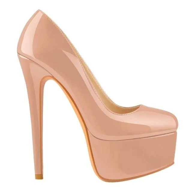 Pumps Queen Tigers (Beige)