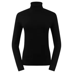 Pure Golf Glow Ladies Golf Roll Neck Black