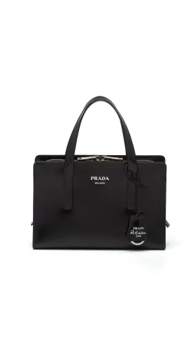 Re-Edition 1995 Brushed-leather Mini Handbag - Black