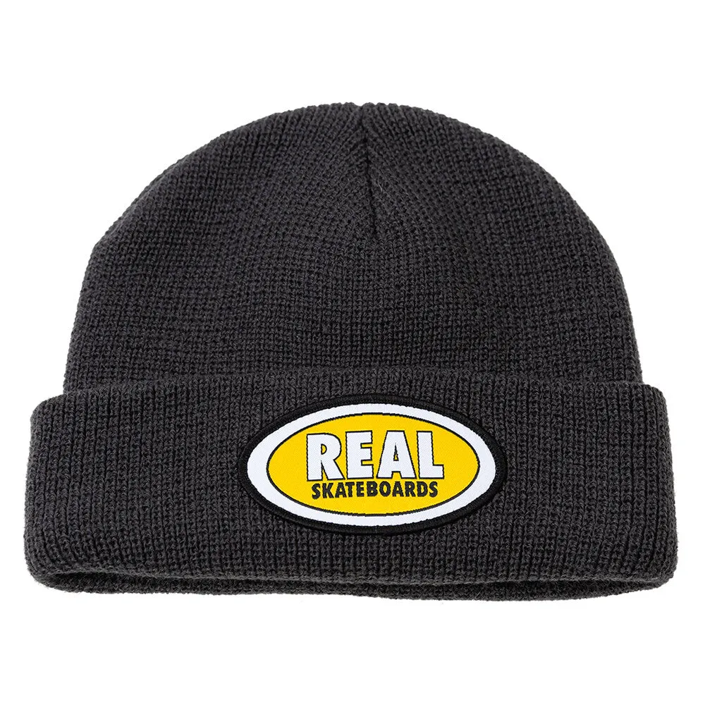 Real Oval Cuff Beanie