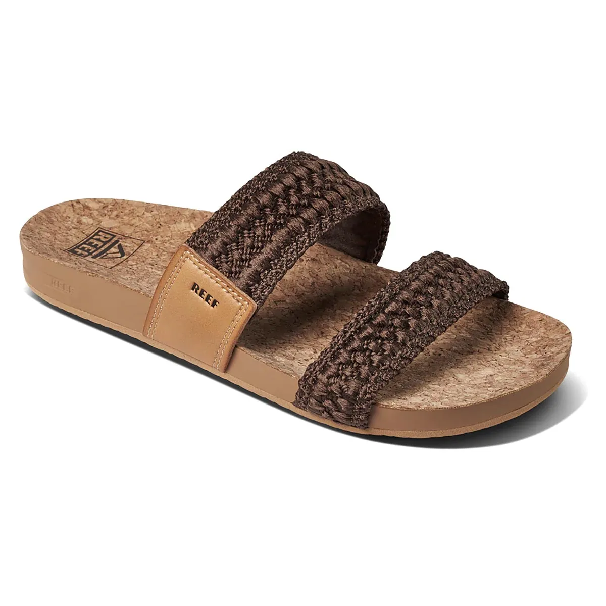 Reef Cushion Vista Thread Flip Flops - Chocolate