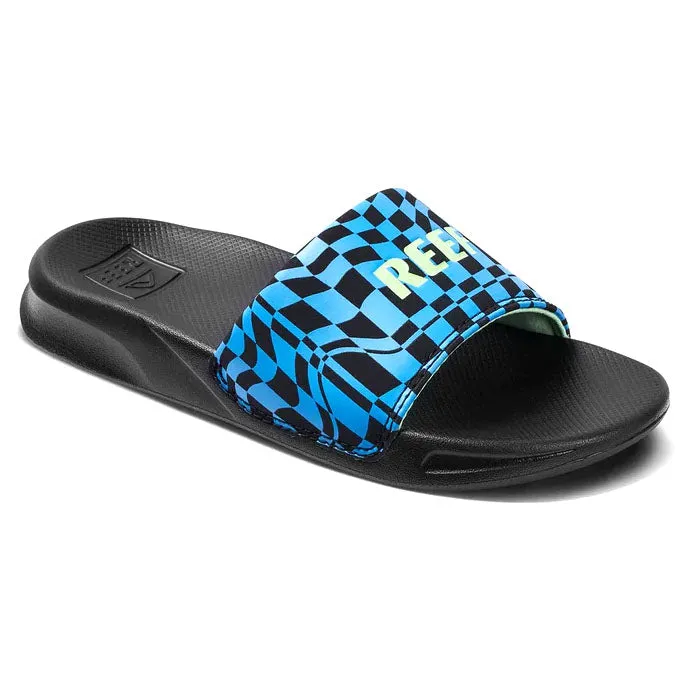 Reef Kid's One Slide Flip Flop - Swell Checkers