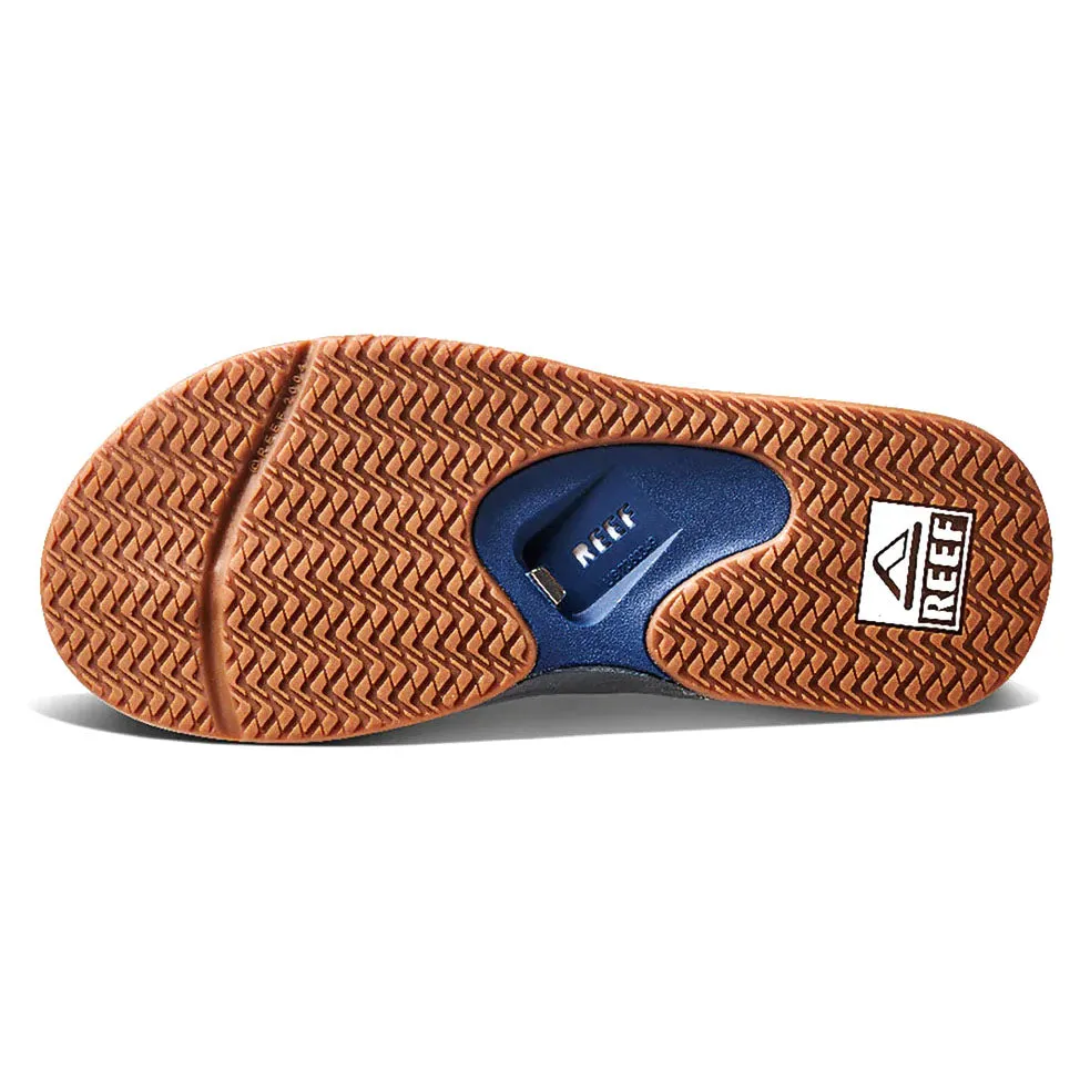 Reef Men's Fanning Flip Flops - Navy/Shadow