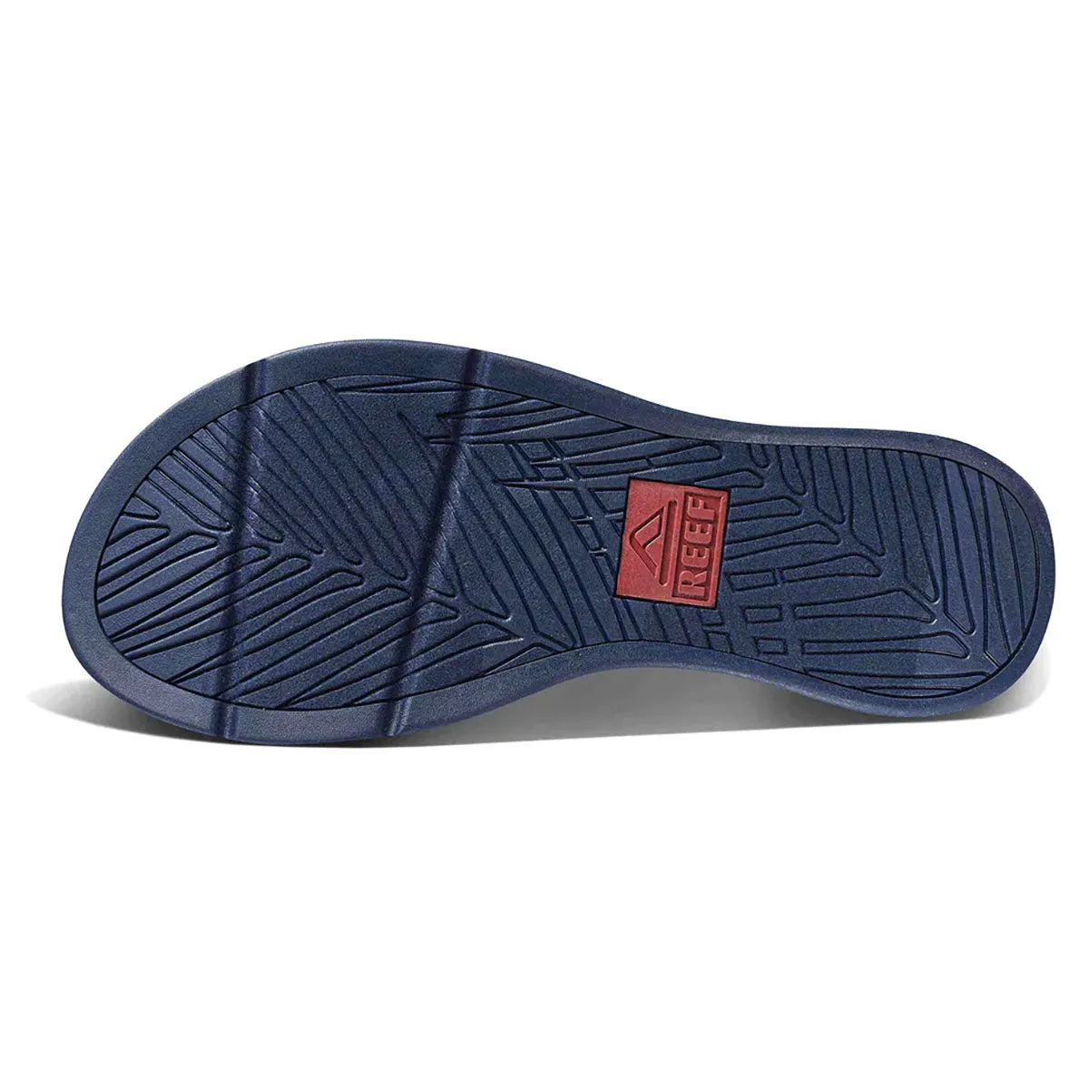 Reef Men's Santa Ana Flip Flops - Grey/Ocean Sunset