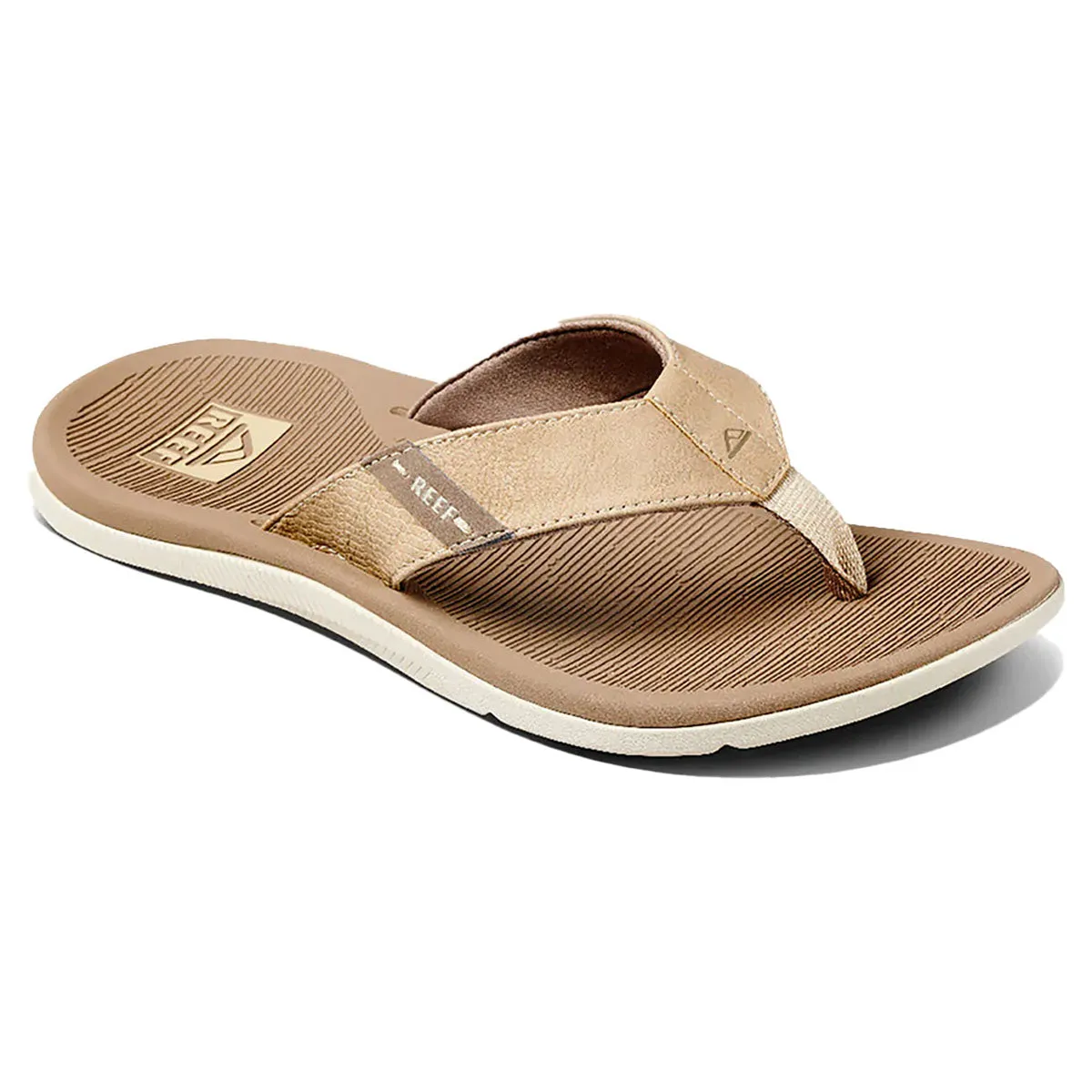 Reef Men's Santa Ana Flip Flops - Tan