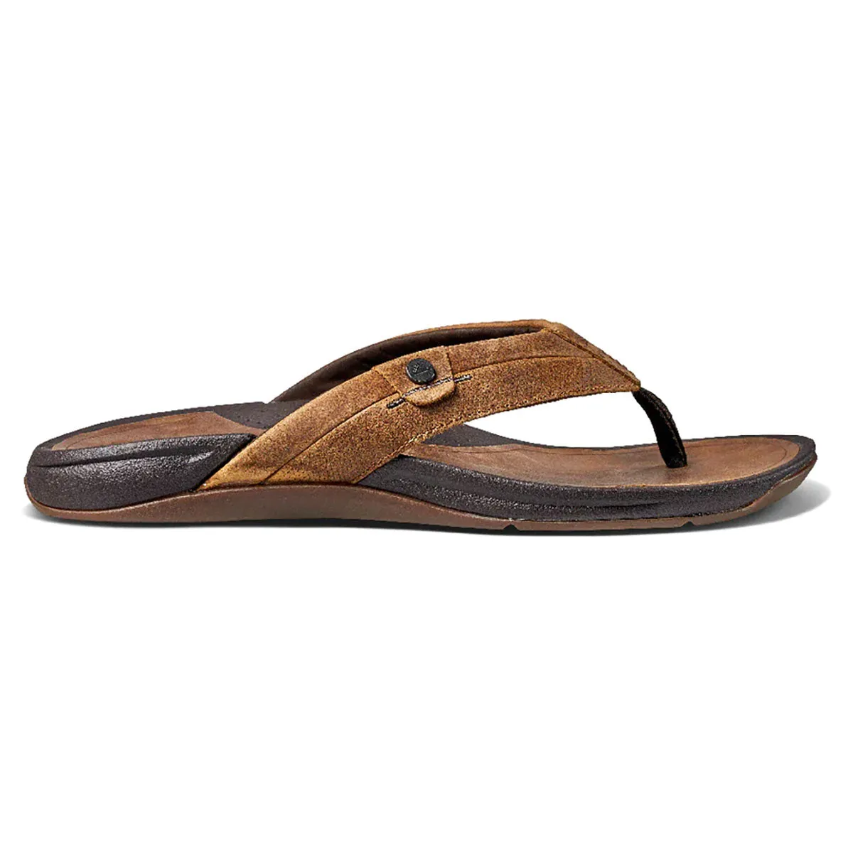 Reef Pacific Leather Flip Flops - Java