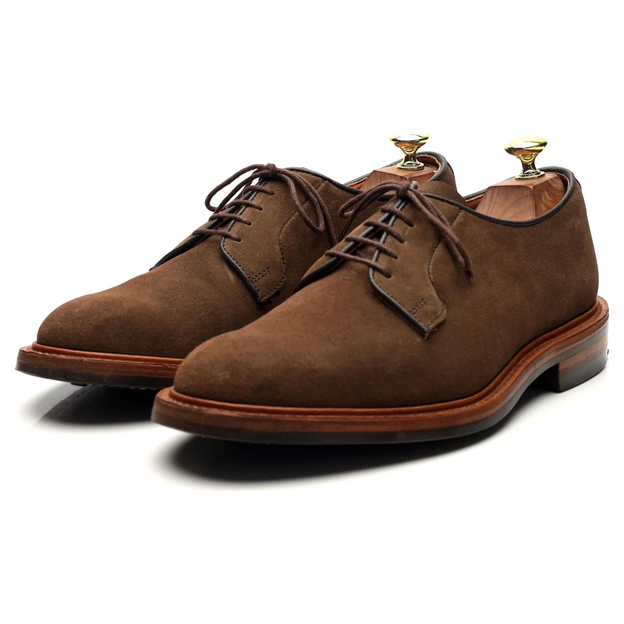 'Robert' Brown Suede Derby UK 7.5