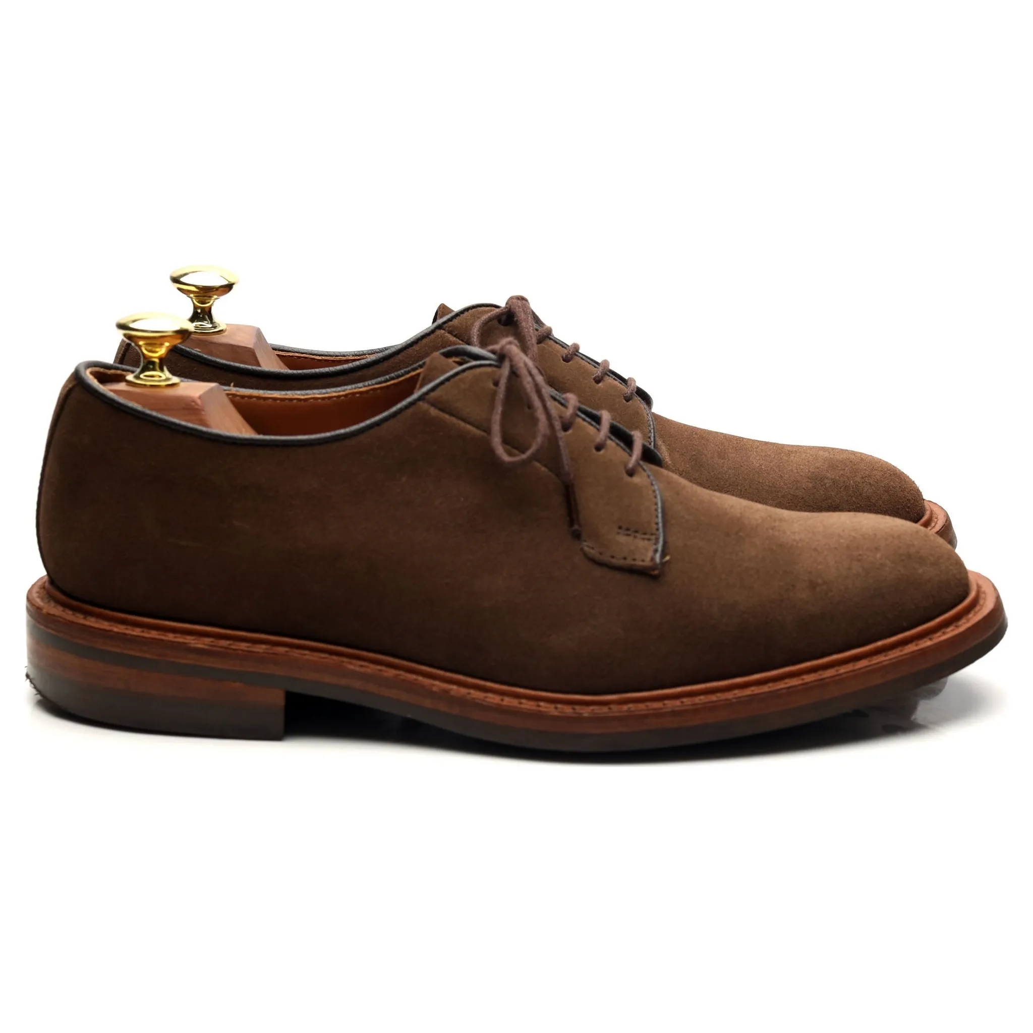 'Robert' Brown Suede Derby UK 7.5