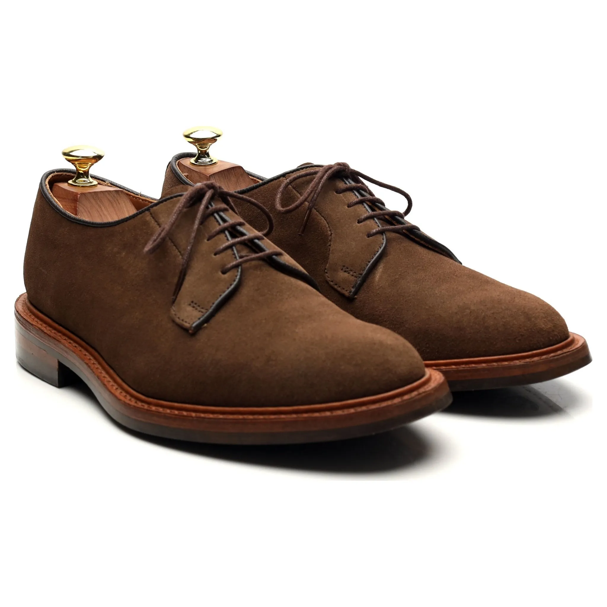 'Robert' Brown Suede Derby UK 7.5