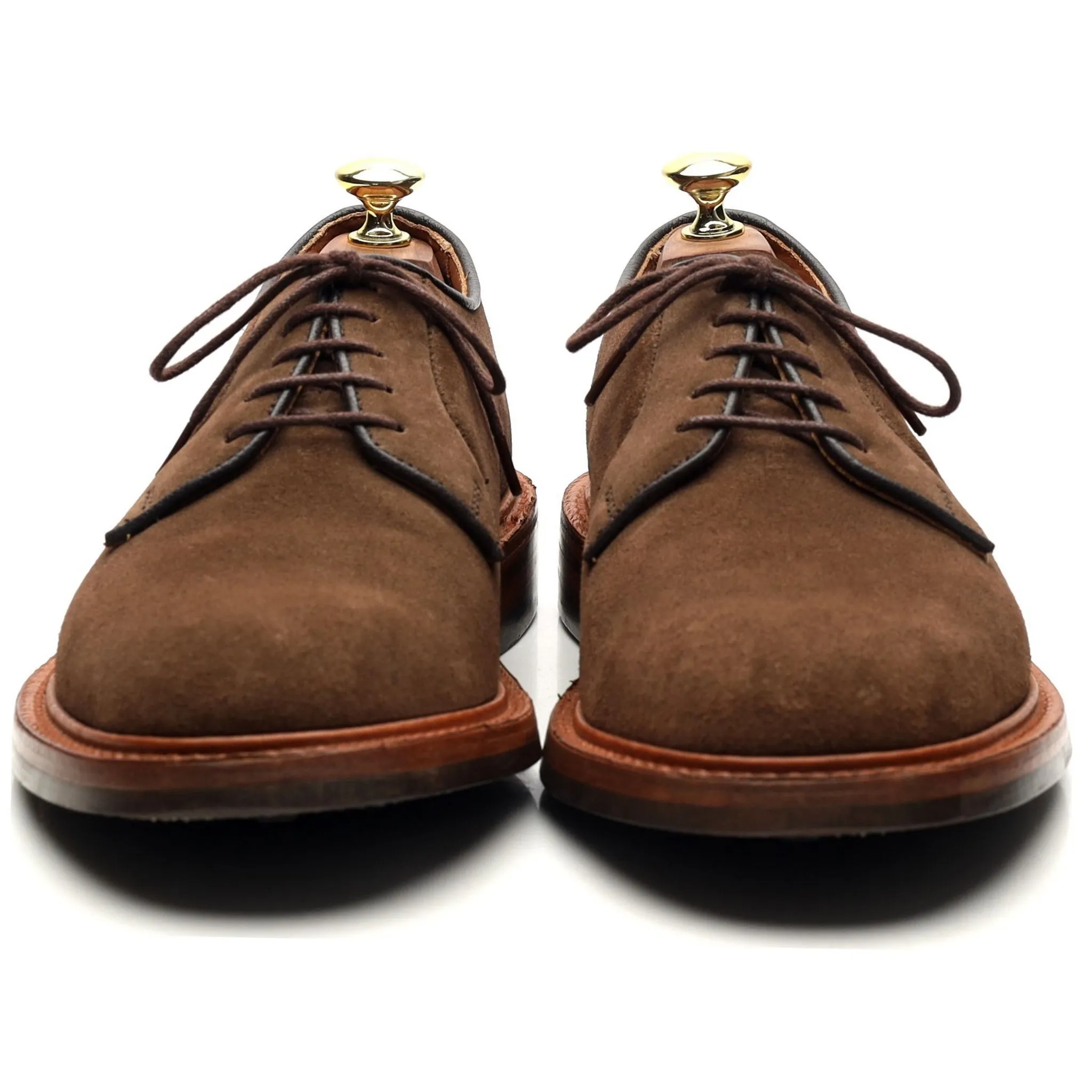 'Robert' Brown Suede Derby UK 7.5