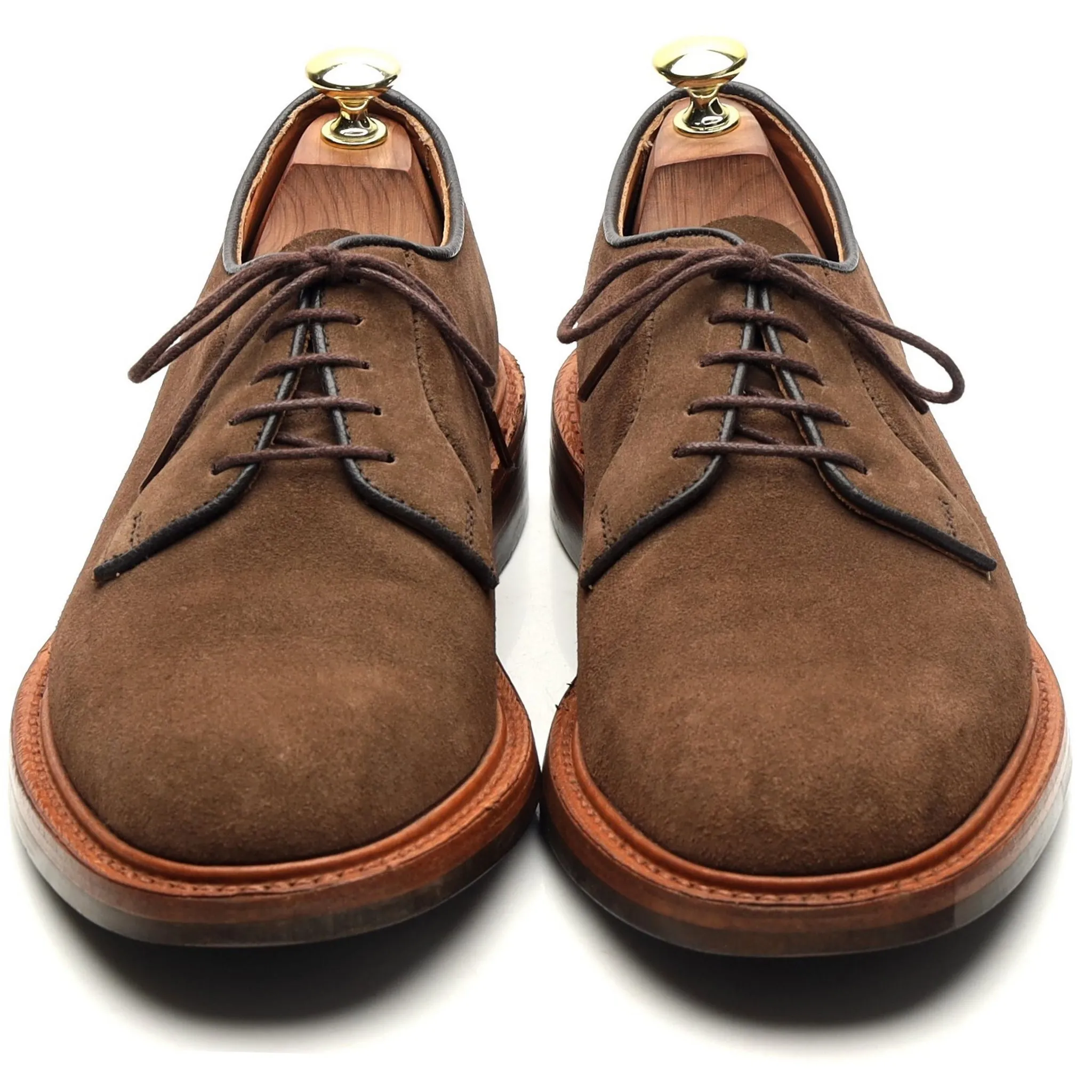 'Robert' Brown Suede Derby UK 7.5