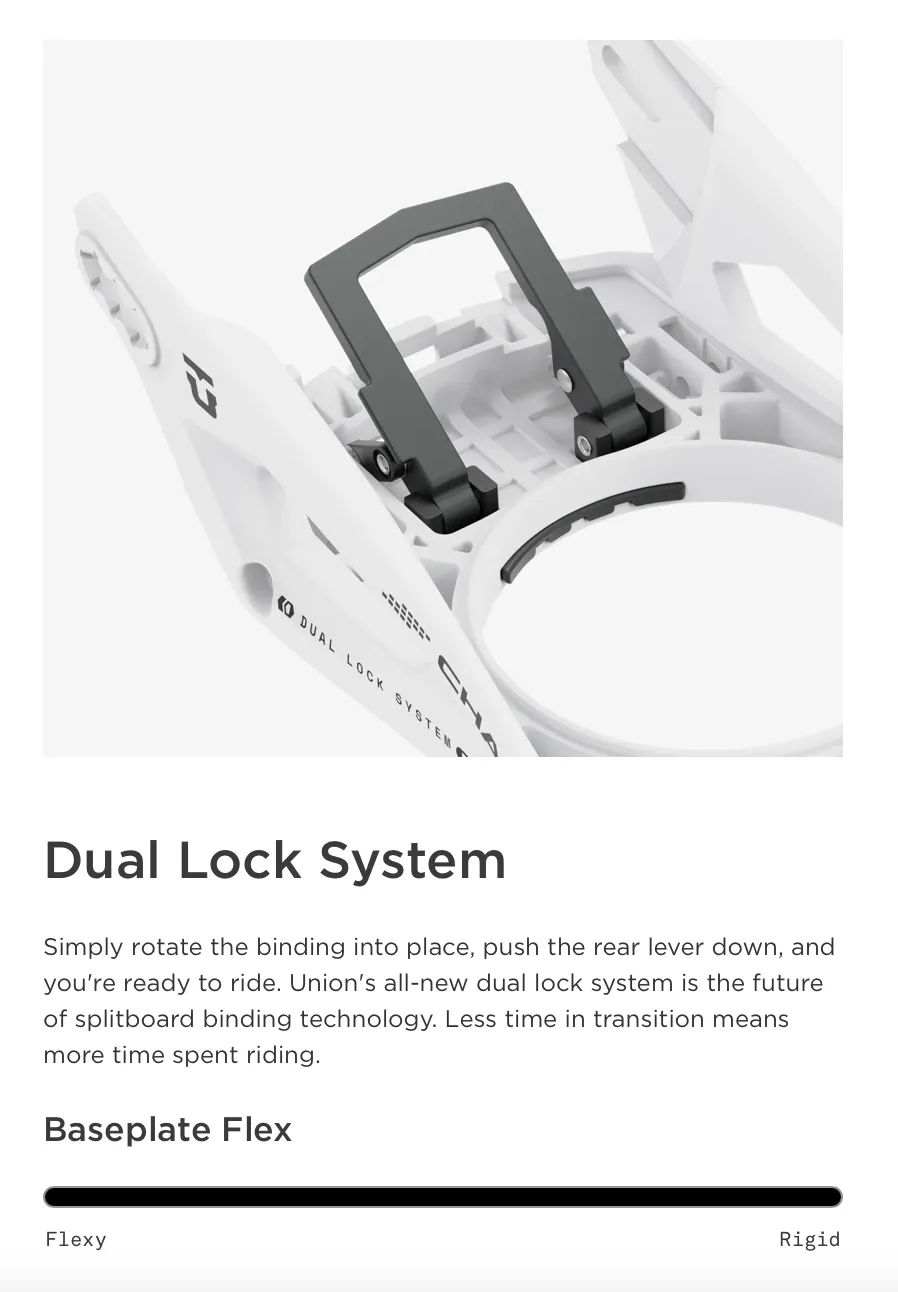 SALE!! Union Charger Splitboard Binding W22/23