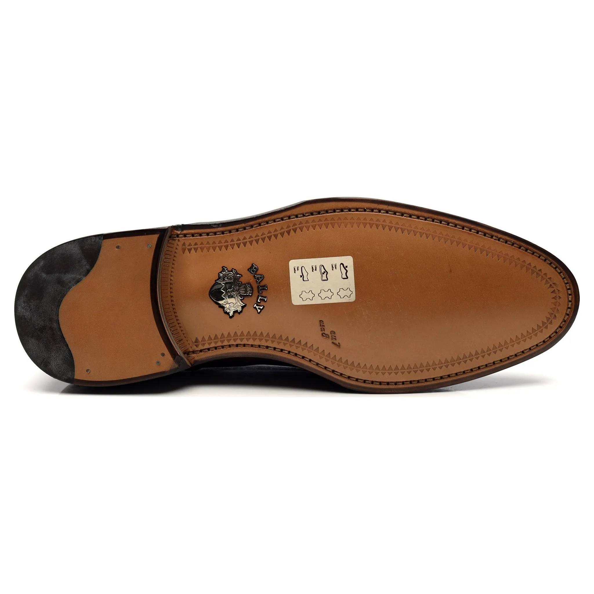 Scribe Brown Leather Derby UK 7 F