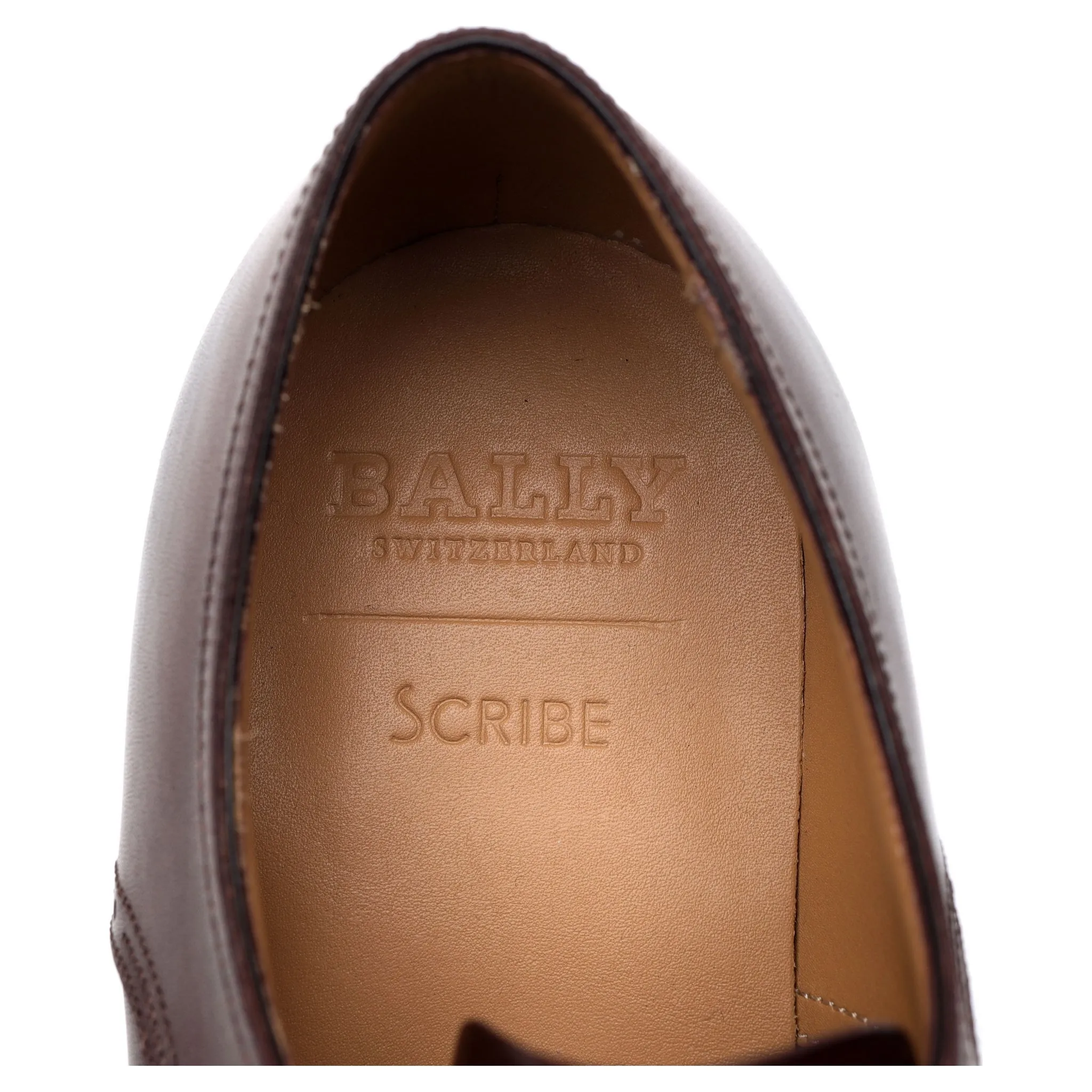 Scribe Brown Leather Derby UK 7 F