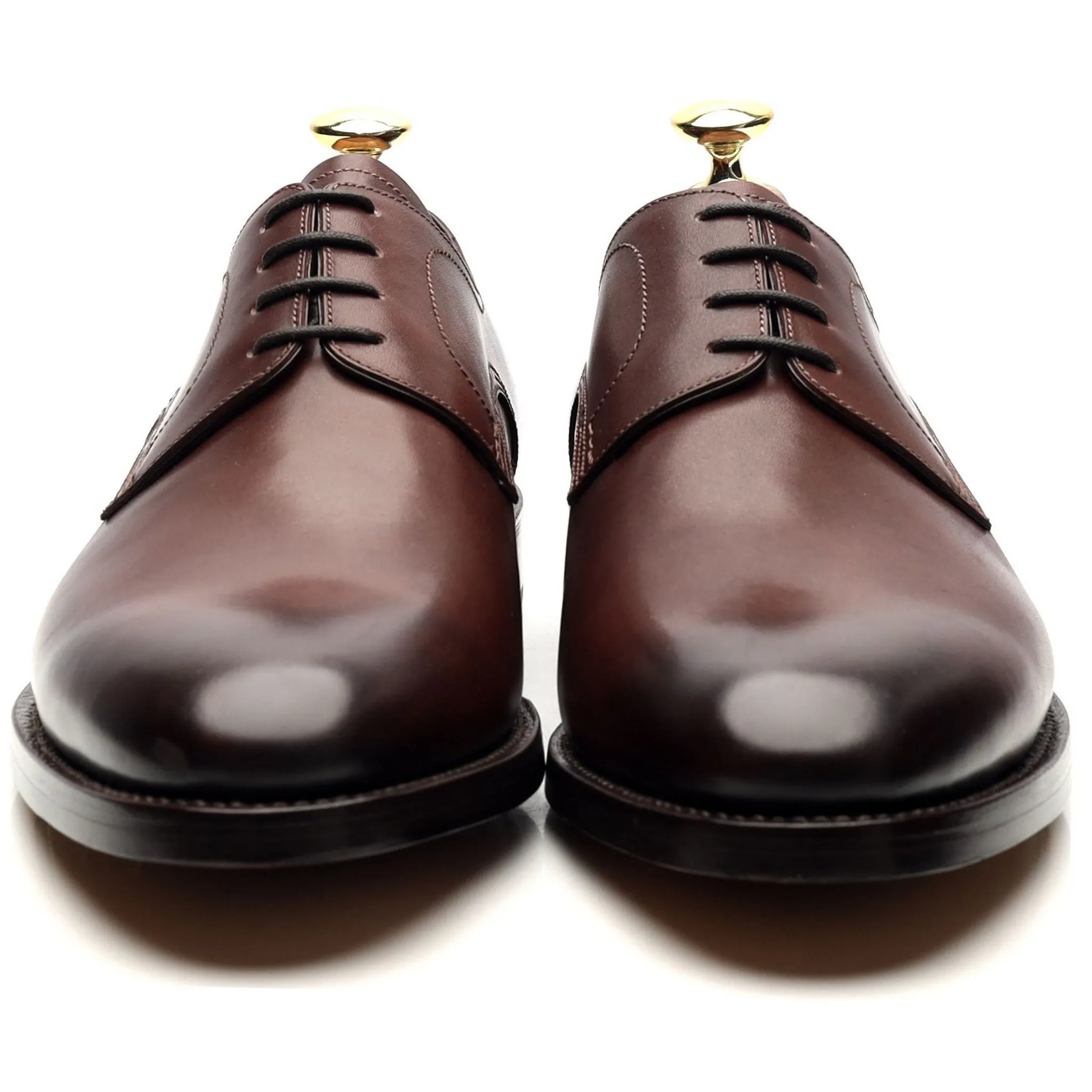 Scribe Brown Leather Derby UK 7 F