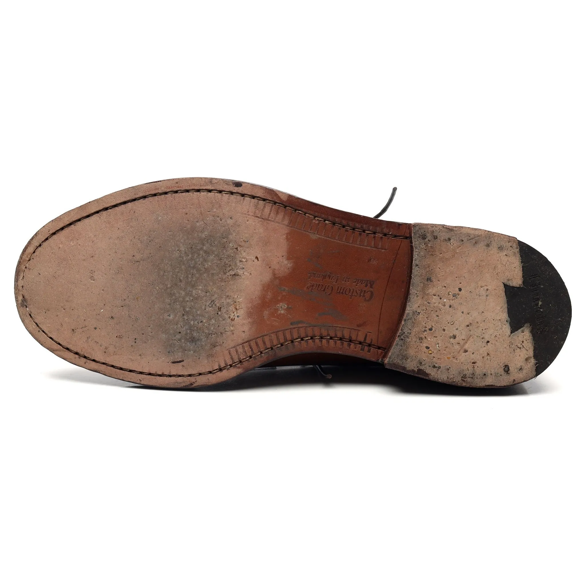 'Shannon' Tan Brown Leather Derby UK 8 G